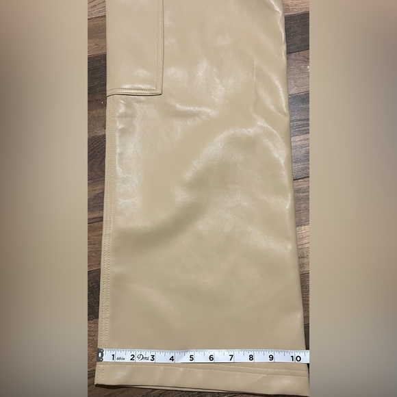 Know One Cares Faux Leather Cargo Pants - Picture 8 of 12